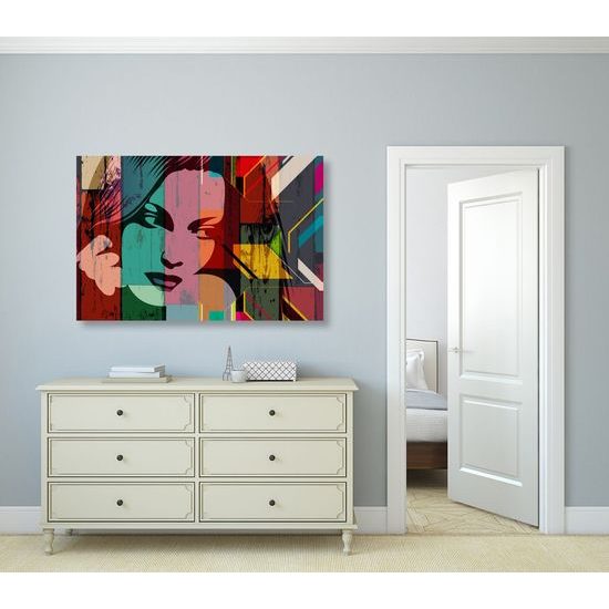 Obraz krása ženy v pop art stylu