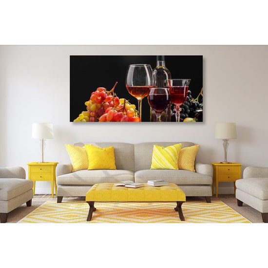 Obraz ve víně je pravda v zajímavém provedení