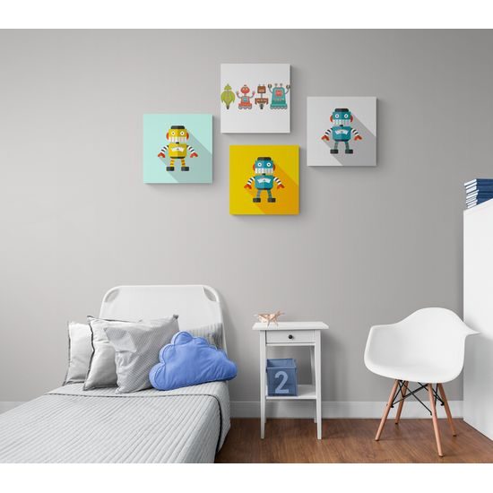 Set obrazů dělají kamarádi