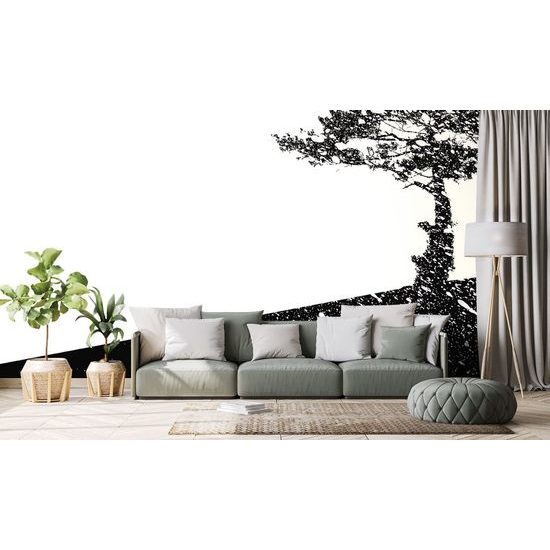 Tapeta zajímavý obrys stromu