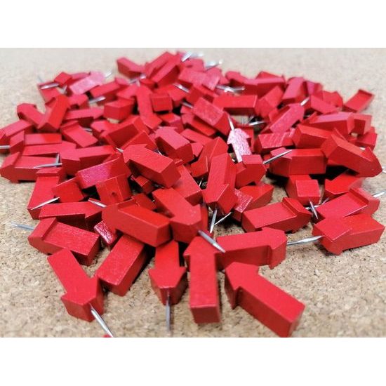 Připínáčky ve tvaru šipky (10 ks)