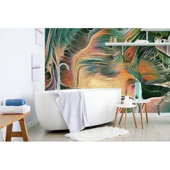 Samolepící tapeta abstrakce v psychedelickém provedení