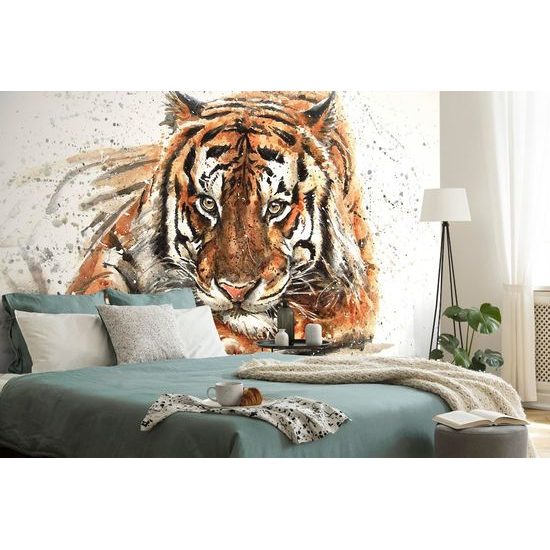 Samolepící tapeta malba bengálského tygra