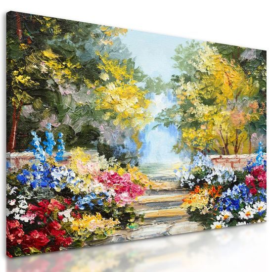 Obraz malebný kout parku