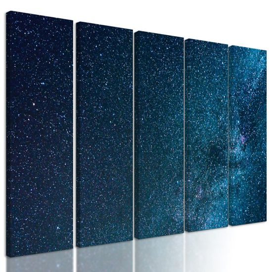 5-dílný obraz nekonečný vesmír
