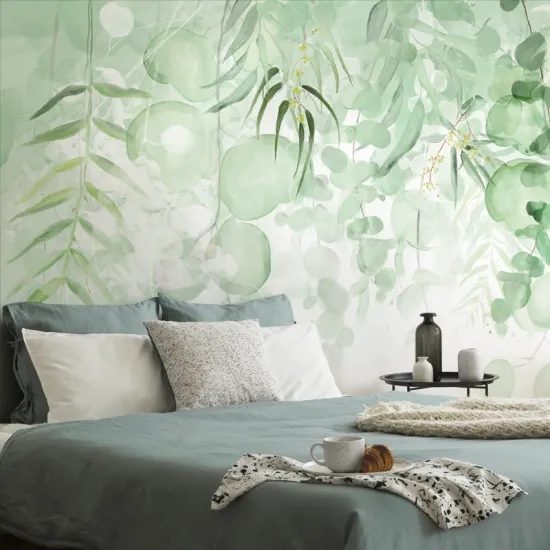 Tapeta něžné tropické listy