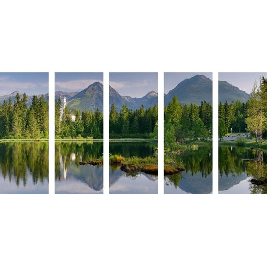 5-dílný obraz pravá Kanadská příroda
