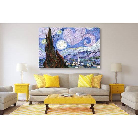 Obraz imitace Hvězdné noci od Van Gogha