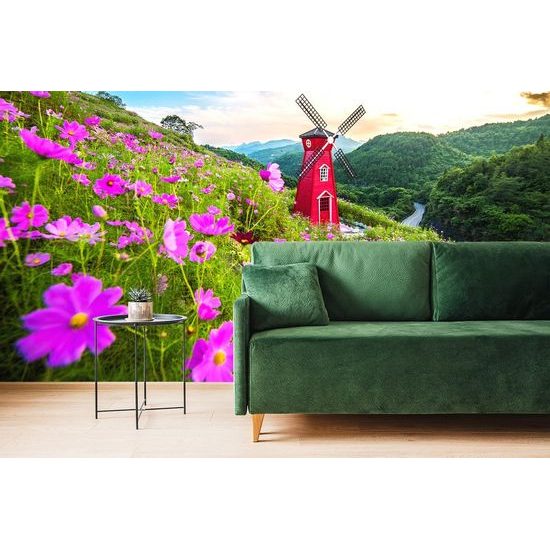 Fototapeta mlýn uprostřed nádherné přírody