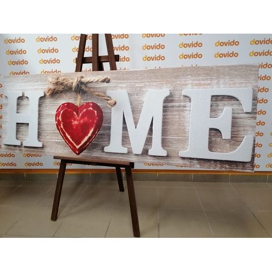 Obraz stylový nápis Home