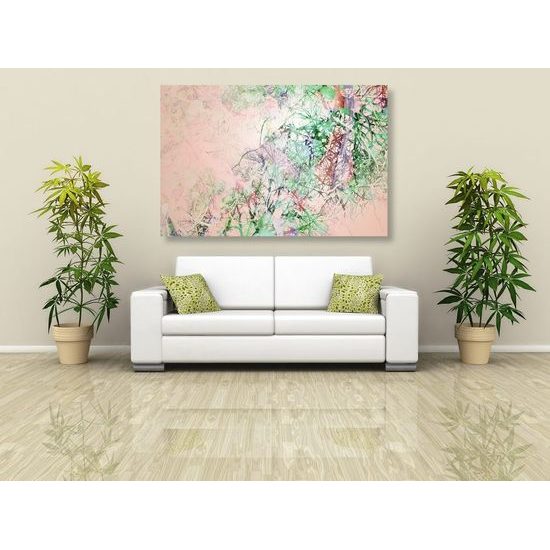 Obraz abstrakce plná větví