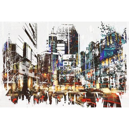 Tapeta rušná ulice metropole