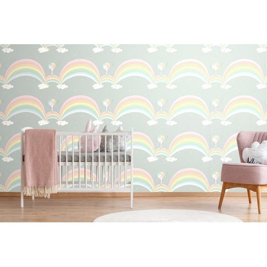 Tapeta po dešti přichází duha