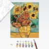 Festés számok szerint Vincent van Gogh - Napraforgók