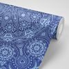 Öntapadó tapéta kék luxus Mandala