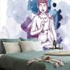 Tapéta absztrakt Buddha illusztrációja