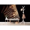 Öntapadó fotótapéta zebra fej