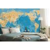 Öntapadó tapéta világtérkép szokatlan kivitelben