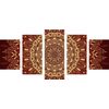 5 részes kép luxus Mandala