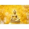 Öntapadó fotótapéta Buddha arany absztrakt háttéren