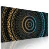 Kép gyönyörű kék-arany Mandala