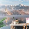 Fotótapéta egy templom Bledben, Szlovéniában