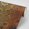 Öntapadó tapéta ősi arany Mandala