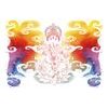 Öntapadó tapéta Buddhista Ganesha színes változatban
