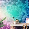 Mandala öntapadó tapéta színes alapon