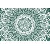 Tapéta végtelen Mandala zöld kivitelben