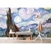 Öntapadó tapéta Van Gogh csillagos éjszaka utánzata