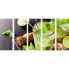 5 részes kép ízletes Mojito elkészítése