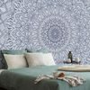 Tapéta gyönyörűen kidolgozott Mandala kék kivitelben