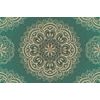 Tapéta Mandala smaragd alapon