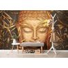 Öntapadó tapéta részlet a mosolygó Buddha arcáról