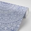 Öntapadó tapéta gyönyörűen kidolgozott Mandala kék kivitelben