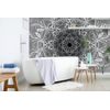 Öntapadó tapéta Mandala fekete-fehér kivitelben