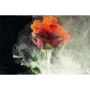 Tapéta rózsa színes füsttel