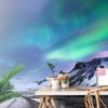 Öntapadó fotótapéta varázslatos aurora borealis