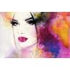 Öntapadó tapéta szokatlan női arc tele színekkel