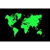 Tapéta zöld világtérkép