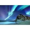 Fotótapéta aurora borealis a tenger partján