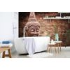 Fotótapeta Buddha egy fából készült háttéren