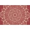 Tapéta Mandala bordó színnel kiegészítve