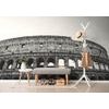 Öntapadó fotótapéta eredeti római Colosseum fekete fehérben