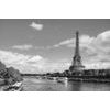 Öntapadó fotótapéta fekete-fehér kilátás a Párizsi toronyra