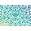 Tapéta kék-zöld Mandala