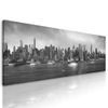 Kép varázslatos New York látványa fekete-fehér kivitelben