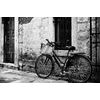 Kép kerékpár fekete-fehér kivitelben