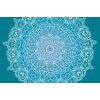 Tapéta nyugtató kék Mandala
